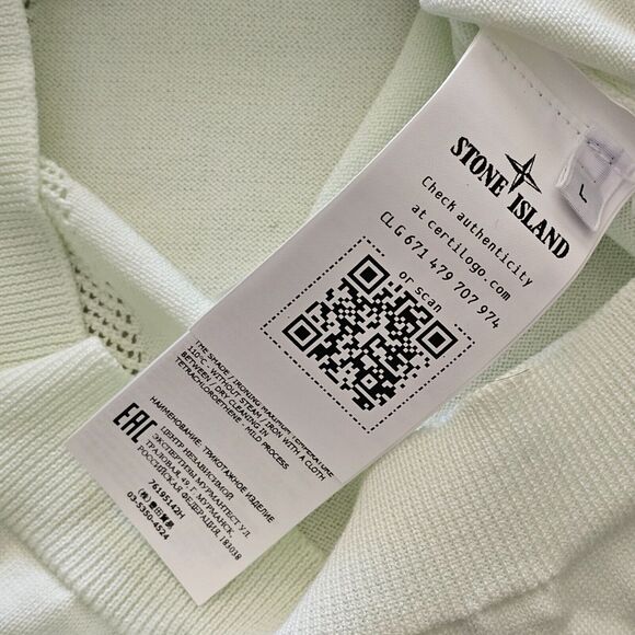 Stone Island x Shadow Project Pullover Sweater - Cotton - Light Green - NWT $450 - Picture 4 of 8